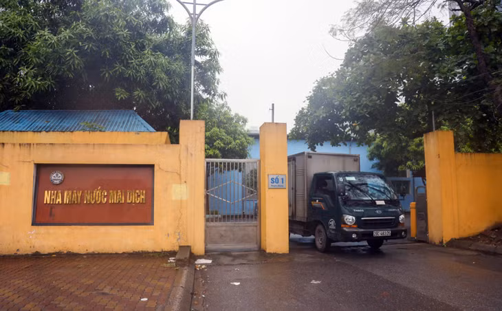 Nhà máy Nước Mai Dịch đã được Thành phố nhất trí nâng công suất khai thác nước ngầm