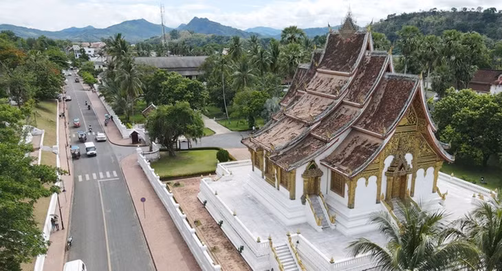 Cung điện Hoàng gia Luang Prabang ở tỉnh Luang Prabang, nơi thu hút đông đảo khách du lịch tới tham quan