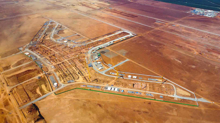 Cảng hàng không quốc tế Long Thành đang được xây dựng