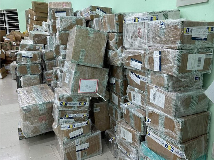 Tang vật bị lực lượng chức năng thu giữ tại hiện trường