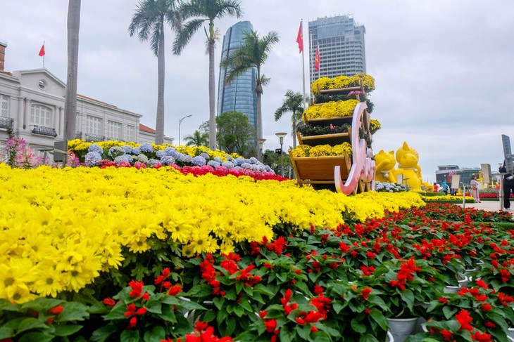 Đường hoa Xuân Quý Mão ở Đà Nẵng.