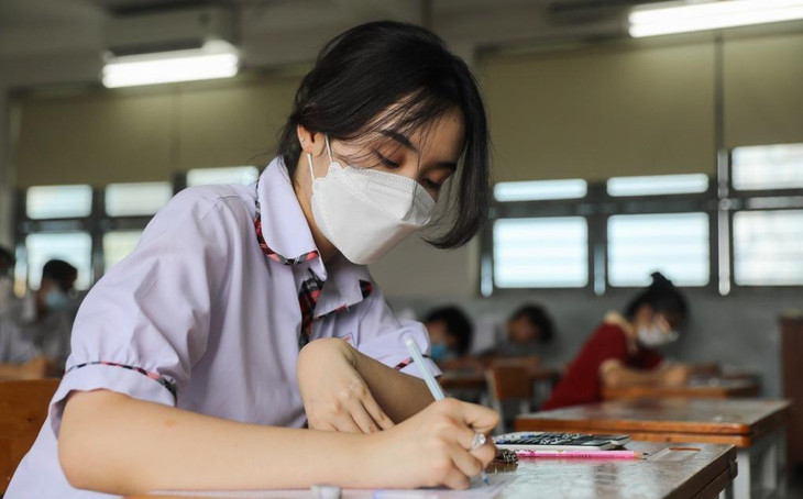 Thí sinh thi tốt nghiệp THPT 2022