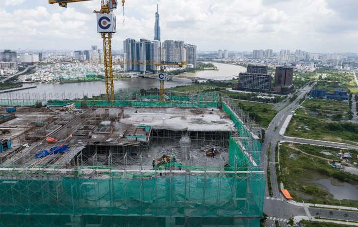 Tầng xảy ra sự cố ở tòa tháp văn phòng The Hallmark thuộc Dự án The Metropole Thủ Thiêm