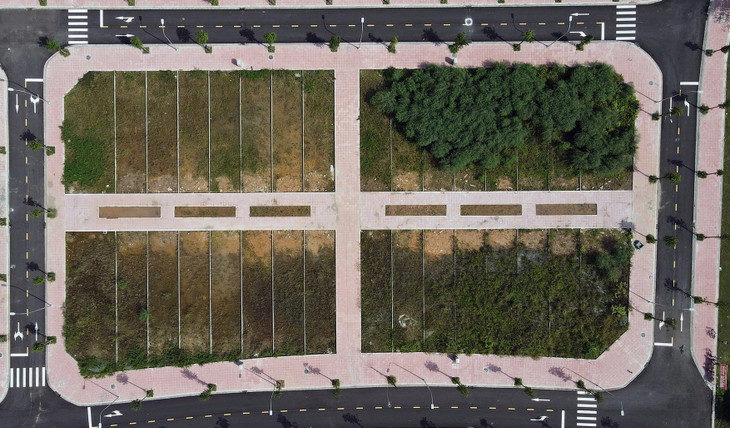 Khu đất đấu giá tại huyện Hoài Đức, TP. Hà Nội hồi tháng 8