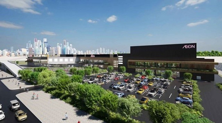 Phối cảnh trung tâm thương mại Aeon Hải Dương Phối cảnh trung tâm thương mại Aeon Hải Dương