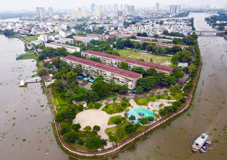 Một góc bán đảo Bình Quới - Thanh Đa, quận Bình Thạnh