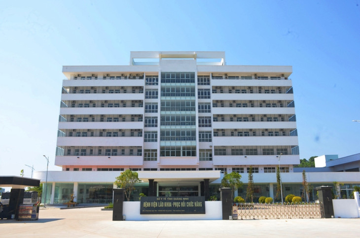 Bệnh viện Lão khoa - Phục hồi chức năng tỉnh Quảng Ninh quy mô 320 giường bệnh, 18 khoa, phòng chức năng