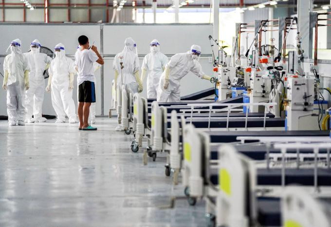 Bệnh viện dã chiến điều trị Covid-19 Phước Lộc, huyện Nhà Bè