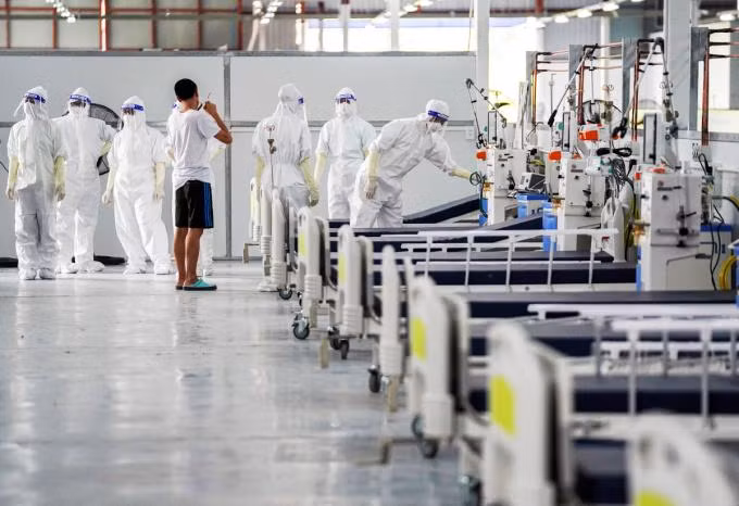 Bệnh viện dã chiến điều trị Covid-19 Phước Lộc, huyện Nhà Bè