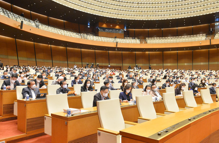 Các đại biểu Quốc hội dự phiên họp tại hội trường Diên Hồng Các đại biểu Quốc hội dự phiên họp tại hội trường Diên Hồng