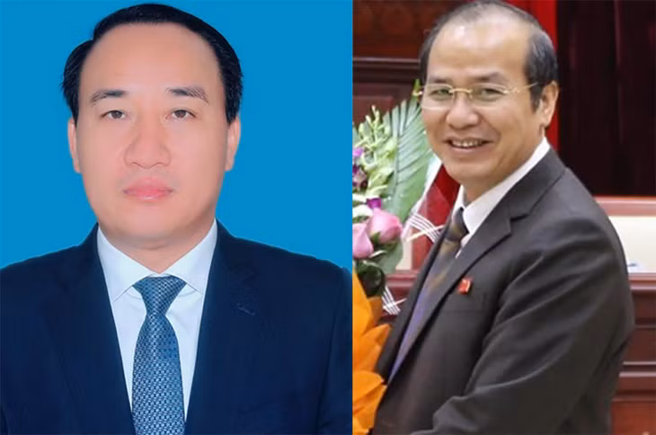 Ông Nguyễn Văn Quỹ (phải) và Nguyễn Xuân Thanh