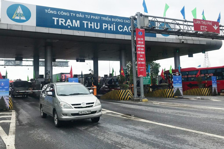 Trạm thu phí Cao Bồ trên cao tốc Cầu Giẽ - Ninh Bình đã được lắp ETC toàn bộ Trạm thu phí Cao Bồ trên cao tốc Cầu Giẽ - Ninh Bình đã được lắp ETC toàn bộ