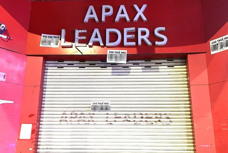 Trung tâm Apax Leaders tại quận Phú Nhuận đóng cửa