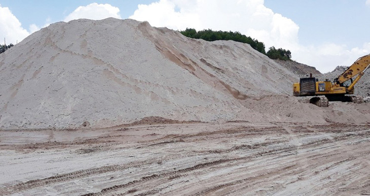 Quảng Ninh nghiên cứu đề xuất sử dụng cát nước mặn phục vụ san lấp. Ảnh minh họa