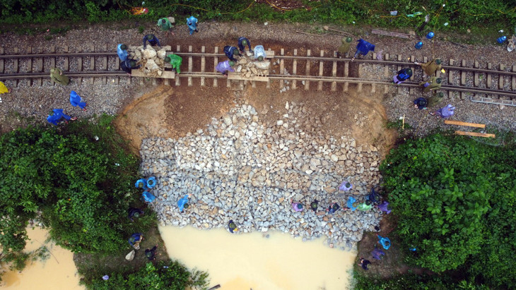 Vụ sạt lở hồi tháng 10/2023 tại Hà Tĩnh