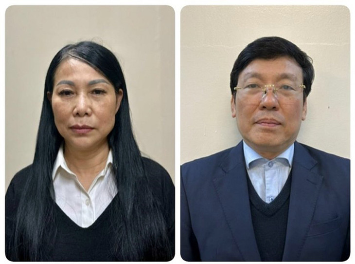 Bà Hoàng Thị Thúy Lan và ông Lê Duy Thành