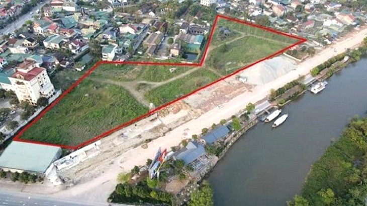 Khu &quot;đất vàng&quot; được UBND tỉnh Hà Tĩnh cho Công ty CP Hợp tác đầu tư Việt Trung thuê để làm Dự án Trung tâm thương mại, văn phòng, khách sạn BMC