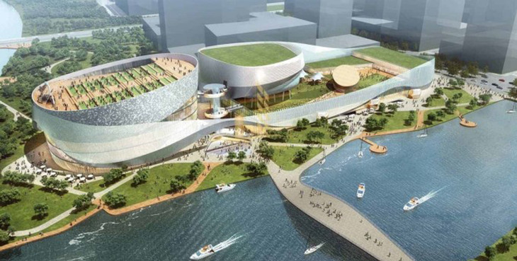 Phối cảnh Trung tâm Văn hóa nghệ thuật TP.HCM tại Khu đô thị mới Thủ Thiêm đang được kêu gọi đầu tư Phối cảnh Trung tâm Văn hóa nghệ thuật TP.HCM tại Khu đô thị mới Thủ Thiêm đang được kêu gọi đầu tư
