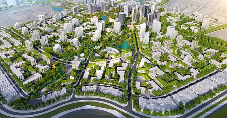 Phối cảnh đô thị Hòa Lạc đến năm 2030