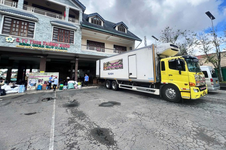 Bến xe Thành Bưởi ở số 5 Lữ Gia, TP. Đà Lạt