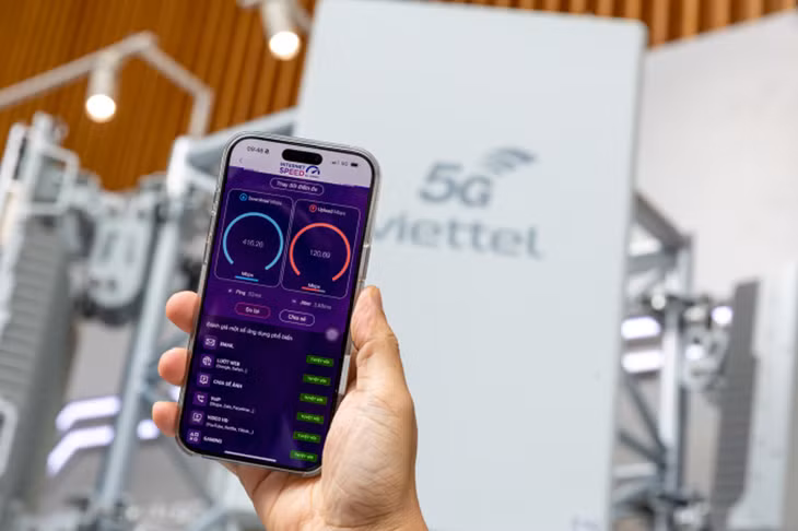 Đo thử tốc độ mạng 5G