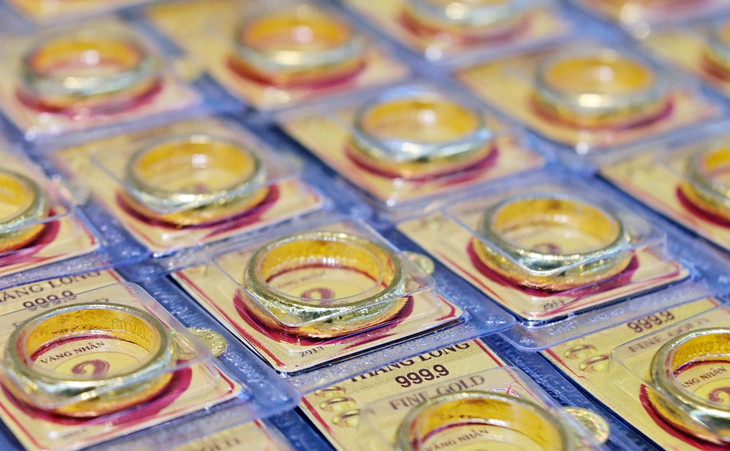 Mỗi lượng vàng nhẫn trơn tăng gần 22 triệu đồng so với đầu năm