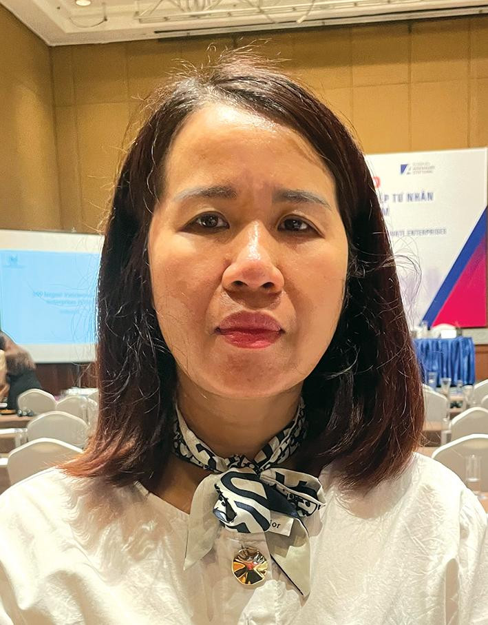 Bà Nguyễn Thu Hiền, Giám đốc điều hành Công ty CP Tập đoàn Hồ Gươm