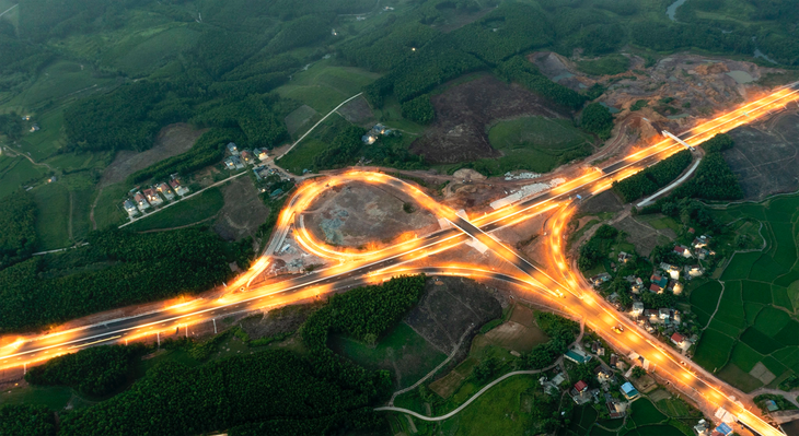 Trong ảnh là nút giao Hải Hà ở Km143.