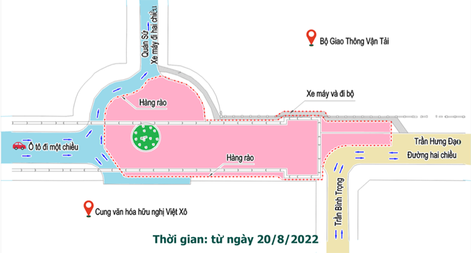 Sơ đồ phân luồng giao thông Sơ đồ phân luồng giao thông