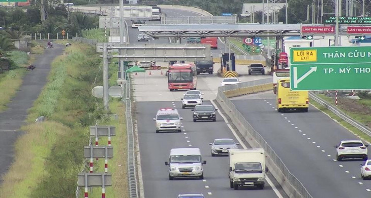 Tại 1 trạm thu phí