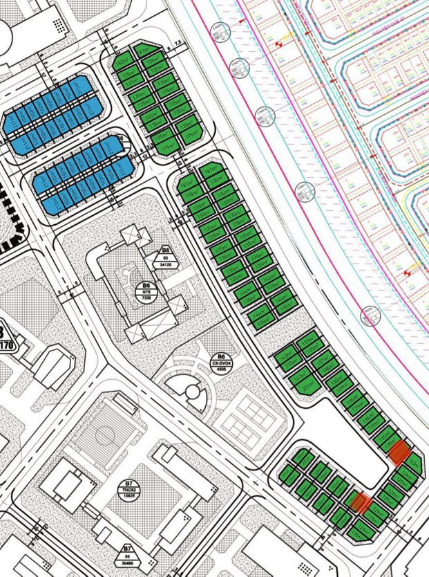 Dù cơ quan chức năng chưa phê duyệt kết quả trúng đấu giá khu đất TT3 nhưng các môi giới đã rầm rộ rao bán với giá từ 95 - 120 triệu đồng/m2. Trong ảnh: Sơ đồ phân lô liền kề Dự án Xây dựng nhà ở thấp tầng ô đất TT3 gồm 128 lô với diện tích từ 102 - 211m2/lô Dù cơ quan chức năng chưa phê duyệt kết quả trúng đấu giá khu đất TT3 nhưng các môi giới đã rầm rộ rao bán với giá từ 95 - 120 triệu đồng/m2. Trong ảnh: Sơ đồ phân lô liền kề Dự án Xây dựng nhà ở thấp tầng ô đất TT3 gồm 128 lô với diện tích từ 102 - 211m2/lô