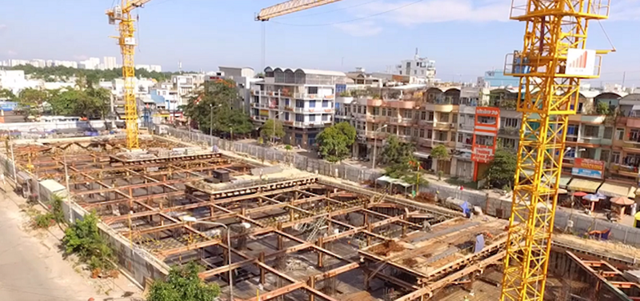 Hiện nay dự án Saigon SkyView vẫn đang đứng hình