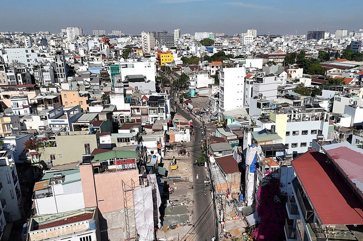 Hiện trạng đoạn đường Chu Văn An sắp được mở rộng