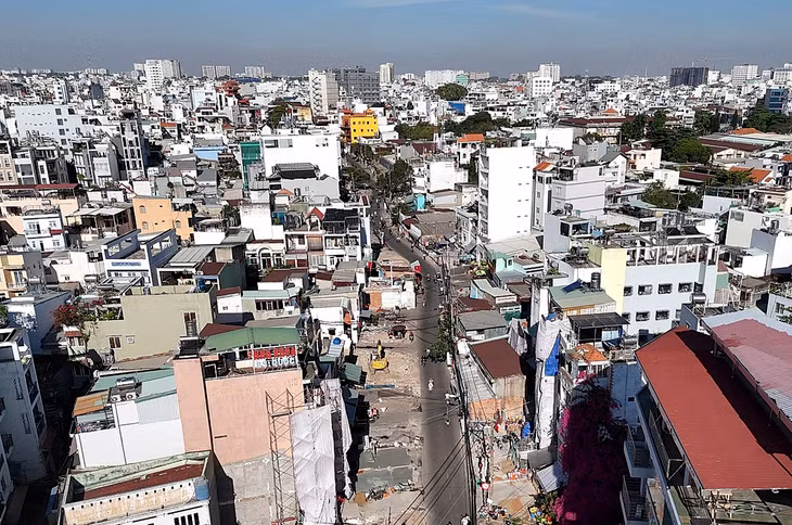 Hiện trạng đoạn đường Chu Văn An sắp được mở rộng