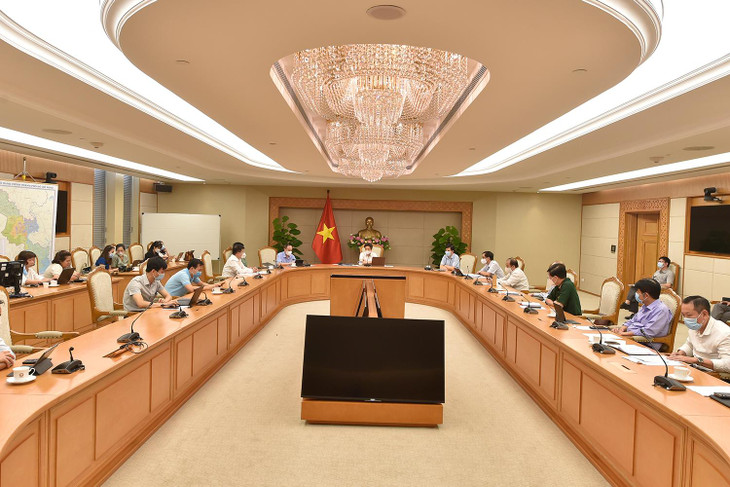 Ban Chỉ đạo thống nhất, kiến nghị Thủ tướng Chính phủ tiếp tục thực hiện giãn cách xã hội theo Chỉ thị 16/CT-TTg tại 19 tỉnh, thành phố khu vực phía Nam thêm 14 ngày. Ảnh: VGP