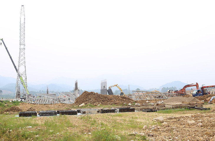 Tiến độ thi công TBA 500kV Vĩnh Yên hiện nay chưa đáp ứng được yêu cầu của chủ đầu tư