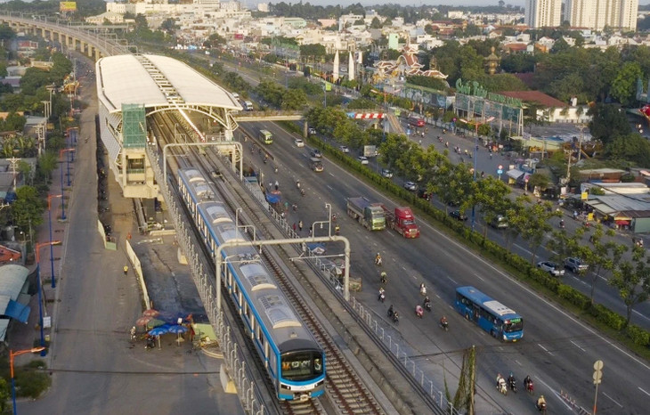 Metro số 1 Bến Thành - Suối Tiên đạt 98% tổng khối lượng Metro số 1 Bến Thành - Suối Tiên đạt 98% tổng khối lượng