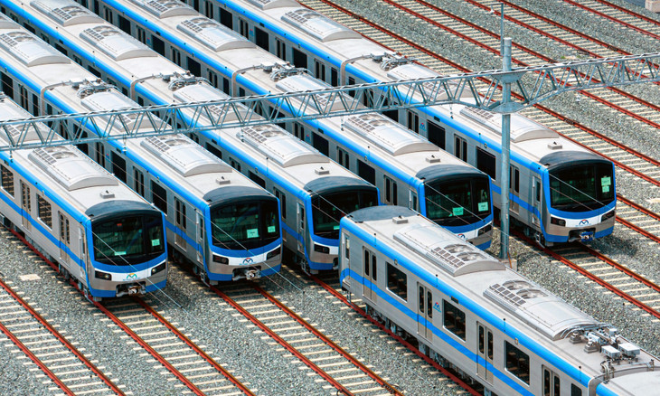 Theo kế hoạch, tuyến metro số 1 (Bến Thành - Suối Tiên) sẽ khai thác thương mại vào cuối năm 2024