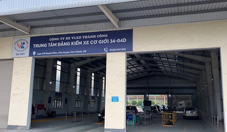 Trung tâm Đăng kiểm xe cơ giới 34-04D bị tạm đình chỉ trong 3 tháng