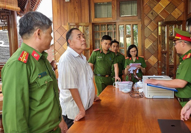 Bị can Đỗ Duy Vinh, nguyên Giám đốc Sở Tài chính