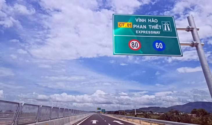 Cao tốc Vĩnh Hảo - Phan Thiết dài hơn 100km đi qua 4 huyện của tỉnh Bình Thuận