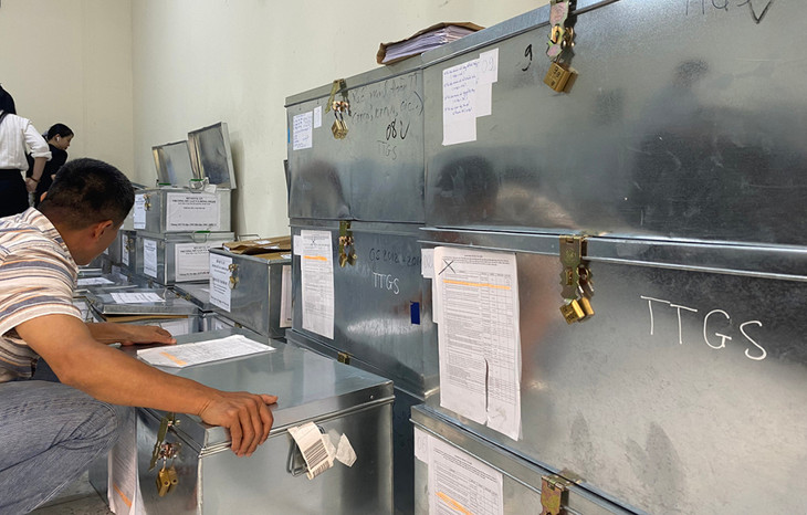 TAND TP.HCM bố trí một phòng để chứa 104 thùng hồ sơ với hơn 1 triệu bút lục