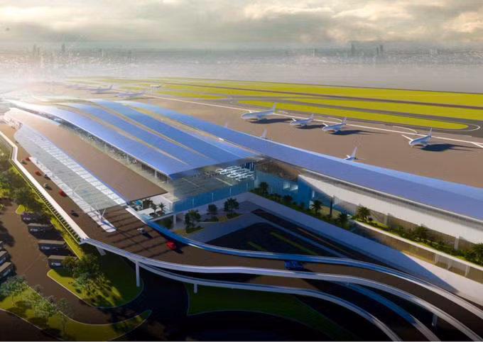 Thiết kế phần mái nhà ga T3