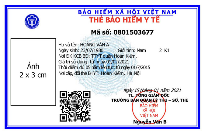 Mẫu thẻ BHYT mới sẽ có hiệu lực vào tháng 4/2021 Mẫu thẻ BHYT mới sẽ có hiệu lực vào tháng 4/2021