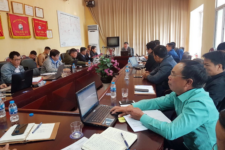 Đ/c Hoàng Xuân Khôi - Phó Giám đốc PTC1 chủ trì Hội đồng nghiệm thu, đóng điện
