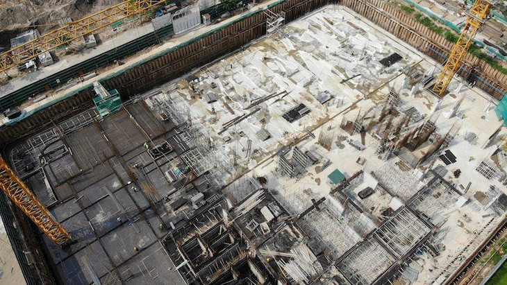 Dù chưa có giấy phép xây dựng, Công ty Cổ phần Đầu tư An Lạc vẫn thi công hơn 6.000m2 không phép bất chấp quy định