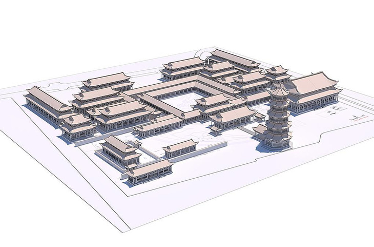 Kiến trúc hoàng cung Thăng Long, thời nhà Lý được phục dựng toàn bộ