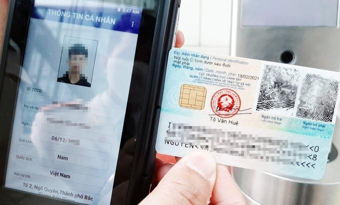 Thẻ căn cước công dân gắn chip cấp cho công dân