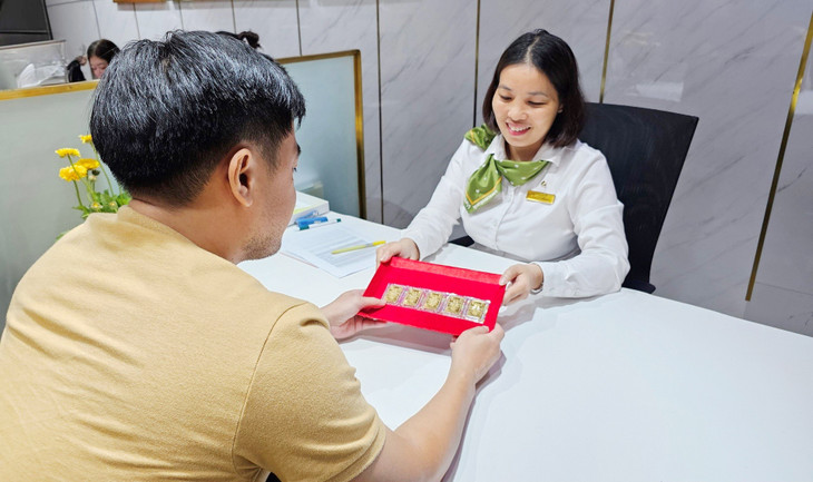 Vietcombank sắp bán vàng qua app banking