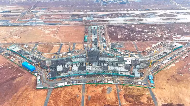 Thi công nhà ga hành khách sân bay Long Thành